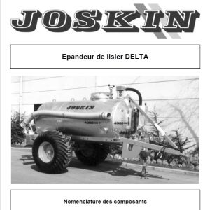 Joskin Delta Parts Manual