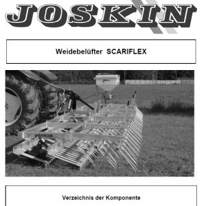 Joskin Scariflex_600 LP-SCA-600 Parts Manual