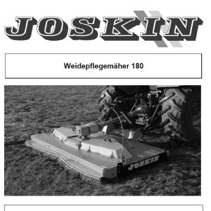 Joskin TR180_C2 LP-TD4370 Parts Manual