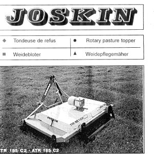 Joskin TR185_C2_ATR185_C2 Parts Manual