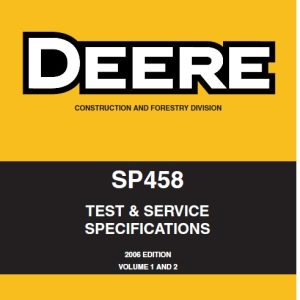 JOHN DEERE Test and Service Specifications