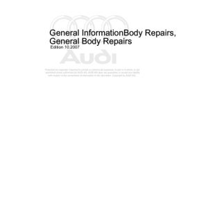 1983 - 1991 Audi 200 200 200 Avant 44 447 448 Service and Repair Manual