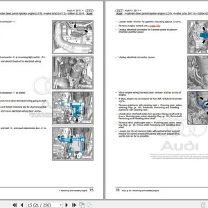 2011 - 2018 Audi A1 8X 8X1 8XA 8XF 8XK Workshop Manual and Wiring Diagram