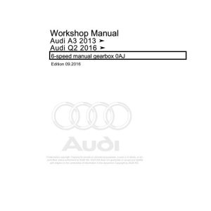 2016 - 2020 Audi A3 Q2 Workshop Manual and Wiring Diagram