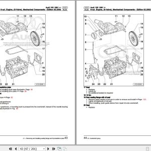 1991 - 1997 Audi A6 4A 4A2 4A5 Workshop Manual