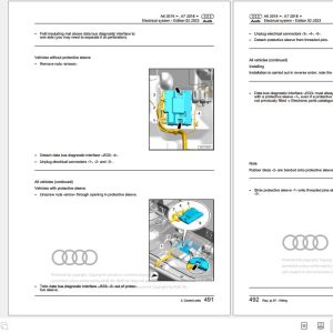 2018 - 2023 Audi A7 4K 4KA 4KF Workshop Manual