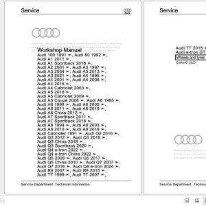 1994 - 2002 Audi A8 A8A8 lang 4D 4D2 4D8 Workshop Manual