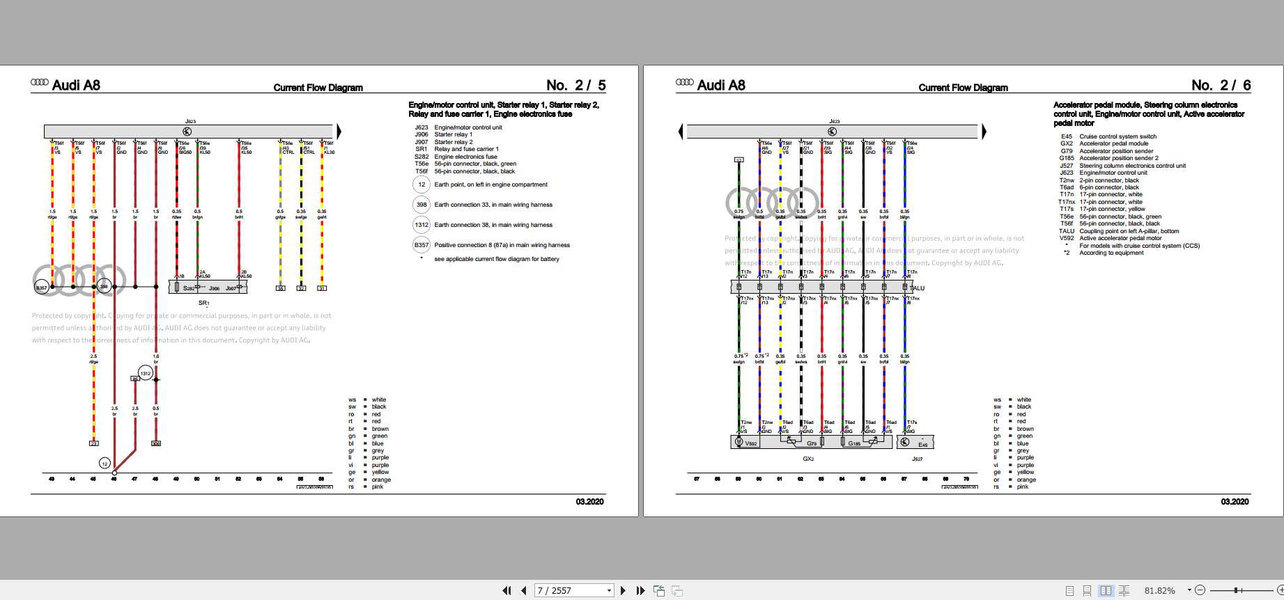 2017 Audi A8 Wiring Diagram