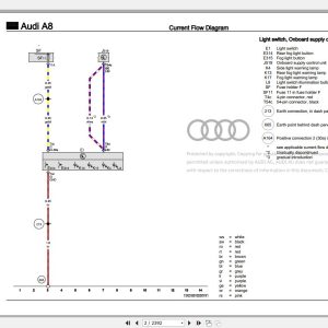2018-2019 Audi A8 EWD - Wiring Diagram
