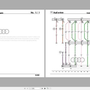 2018 Audi E-TRON Wiring Diagram