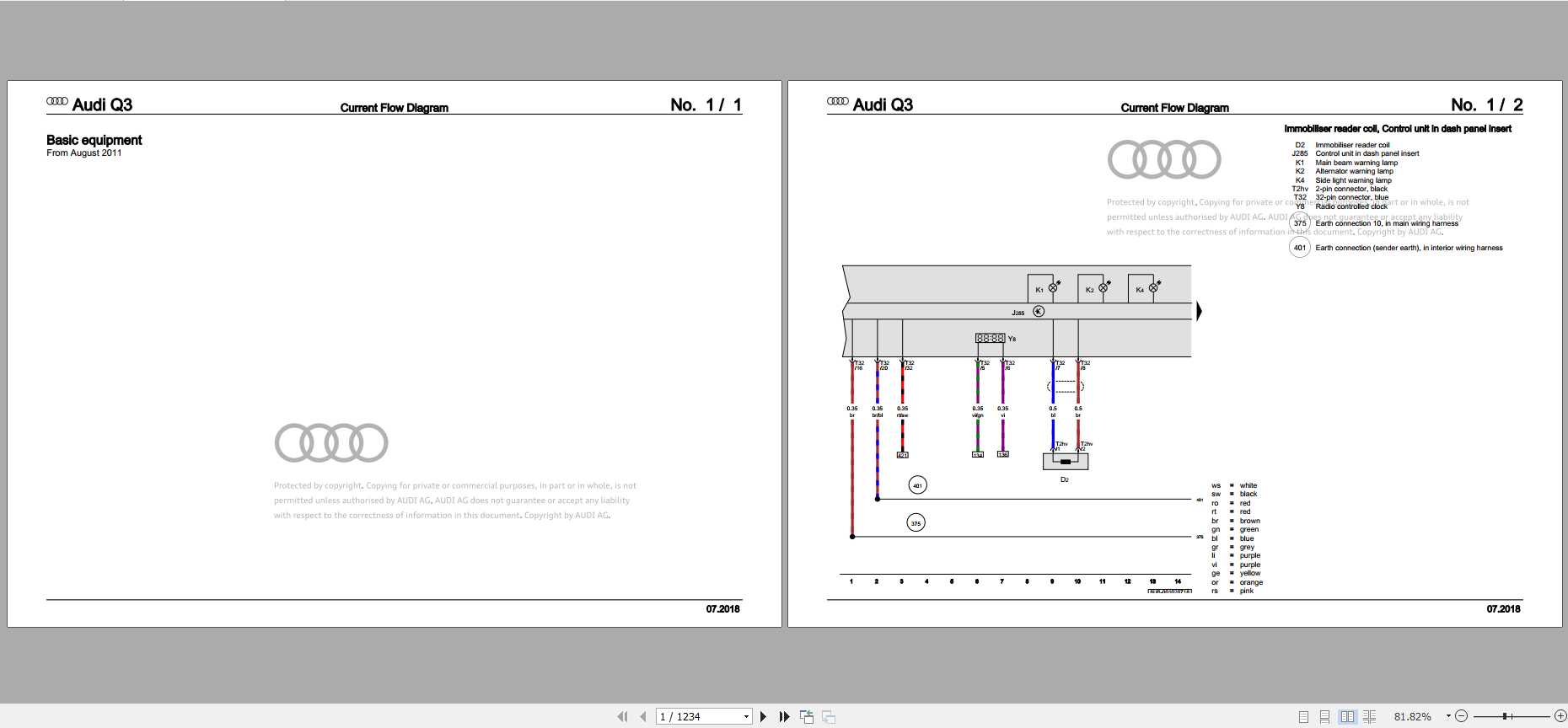2011 Audi Q3 Wiring Diagram