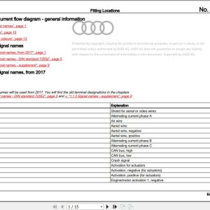 2020 Audi Q3 - UP F3N Wiring Diagram