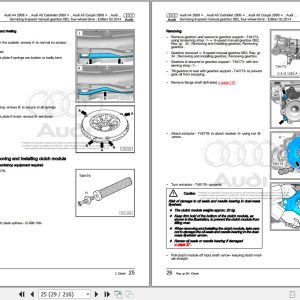 2008 - 2016 Audi Q5 8R 83B Workshop Manual and Wiring Diagram