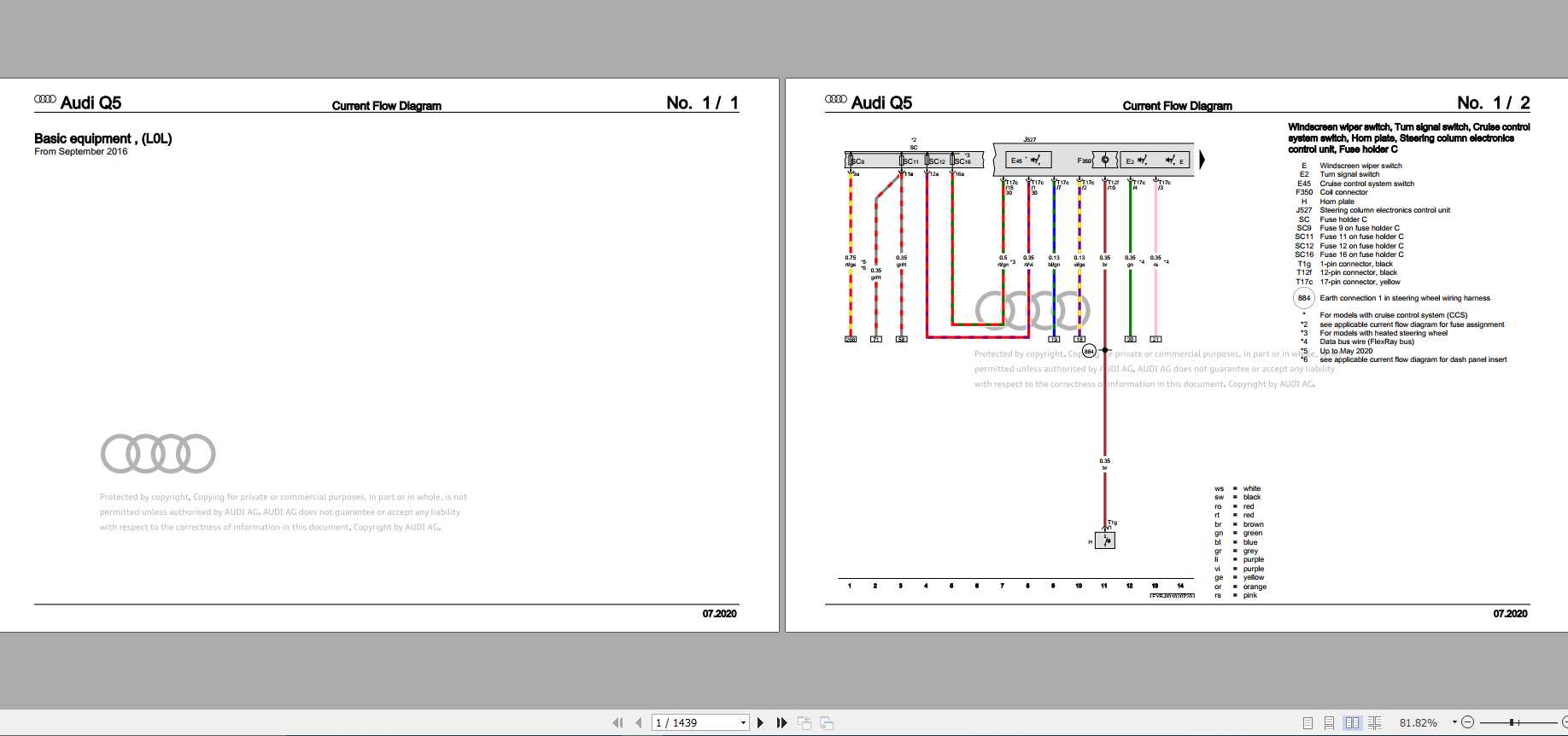 2016 Audi Q5 Wiring Diagram
