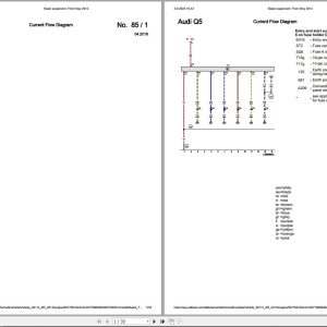 2012 Audi Q5 Basic Equipment Current Flow Diagram