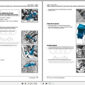 2006 - 2015 Audi Q7 4L 4LB Workshop Manual and Wiring Diagram