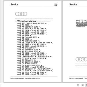2016 - 2023 Audi Q7 4M 4MB 4MG Workshop Manual