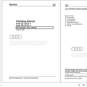 Audi Q8 4MN Workshop Manual