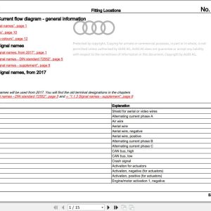 2019 Audi e-tron - UP GEN Wiring Diagram
