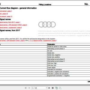 Audi A7 (4K,4KA,4KF) 2018-2020 Wiring Digarams & Workshop Manuals