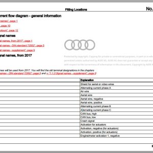 Audi A8 (D54N) 2018-2020 Wiring Digarams & Workshop Manuals