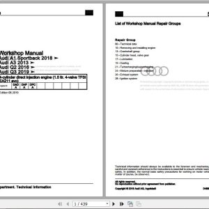 Audi Q2 (GA,GAB) 2016-2020 Workshop Manuals