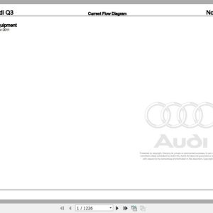 Audi Q3 (Typ 8U) 2011–2018 Wiring Digarams & Workshop Manuals