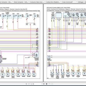 Audi Q7 2019 Quattro (4MB) L4-2.0L Turbo (CYMC) Electrical Diagrams