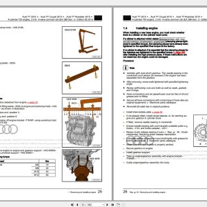 Audi TT (FV) 2015-2020 Workshop Repair Manuals & Wiring Diagrams