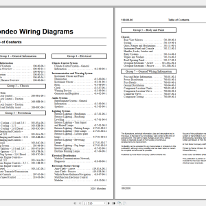 1997-2018 FORD MONDEO 1997- Wiring Diagram