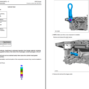 2020 Ford Escape Electrical Wiring Diagram, Connector Viewer Pinout & Engine