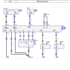 2018 Ford Fiesta L4-1.6L Electrical Wiring Diagram