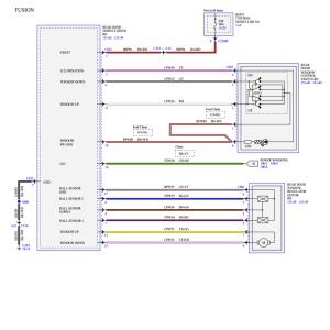 2020 Ford Fusion Hybrid Electrical Wiring Diagram, Connector View Pinout & Engine
