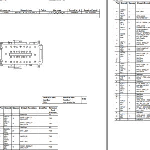 2021 Ford GT Electrical Wiring Diagram Connector Viewer Pinout