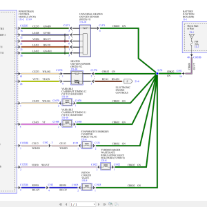 2022 Ford Transit Connect Updated Electrical Wiring Diagram Connector View Pinout