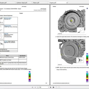 2016 Ford Escape Engine 1.6L EcoBoost (132kW-180PS) Sigma Repair Manual