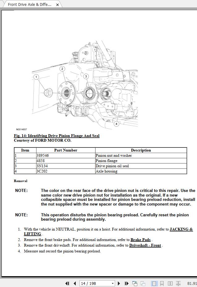 2015-2017 Ford Expedition - Workshop Manual & Wiring Diagrams