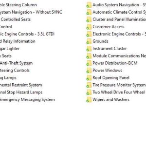 2015 Ford F150 Electrical Wiring Diagrams
