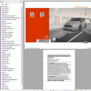 2017-2020 Ford Fiesta 1.0L - Workshop Manual