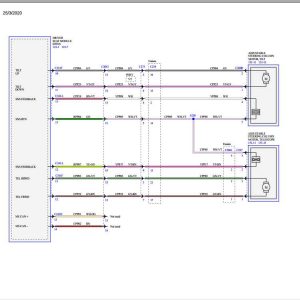 2018 Ford Fusion Hybrid PHEV Electrical Wiring Diagram