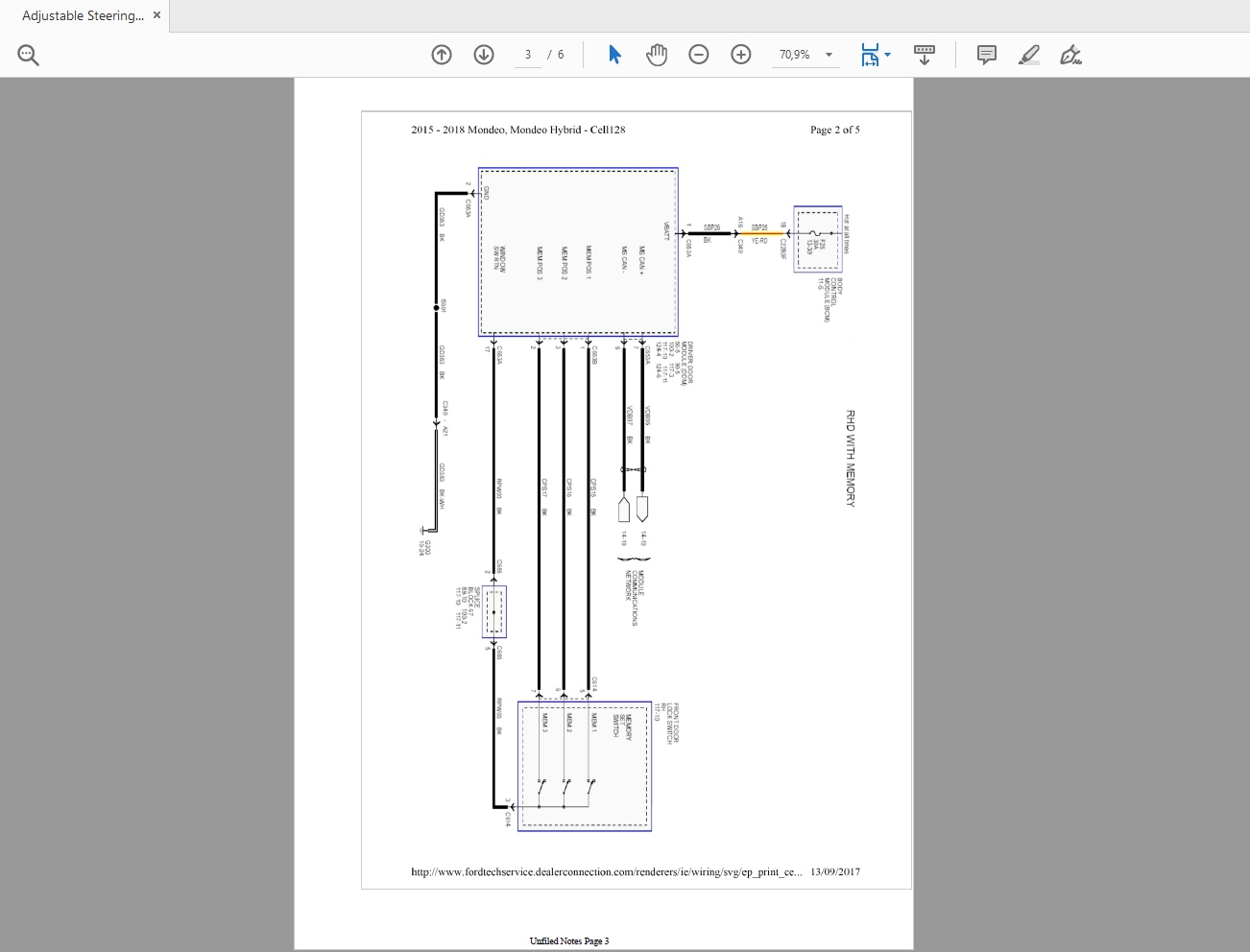 Ford Mondeo Full Workshop Manual Wiring Diagram CD2