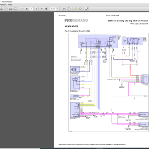 2017 Ford Mustang 5.0L Eng VIN F_GT Wiring Diagram