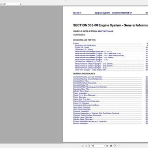 2006-2013 Ford Transit - Workshop Repair Manual