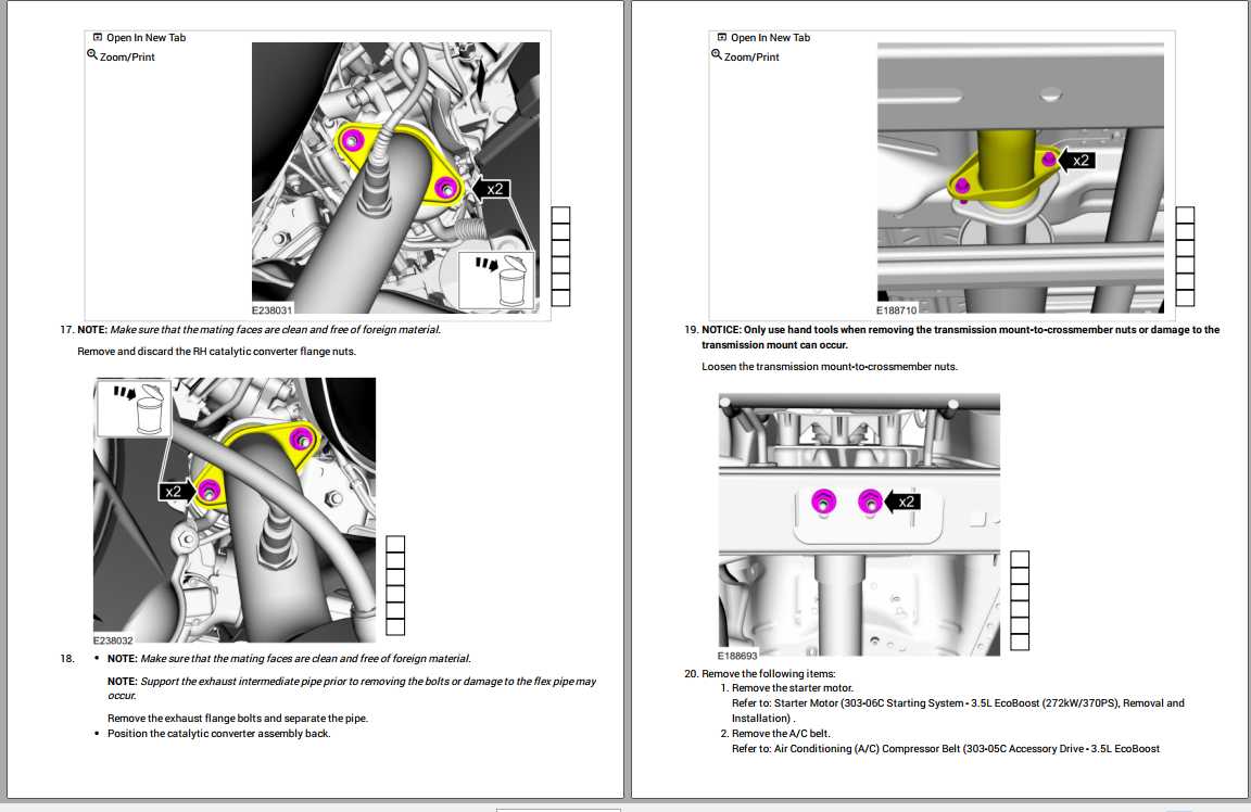 2020 Ford Truck Raptor F150 4WD V6-3.5L Turbo Diagram, Maintenance & Repair Manual