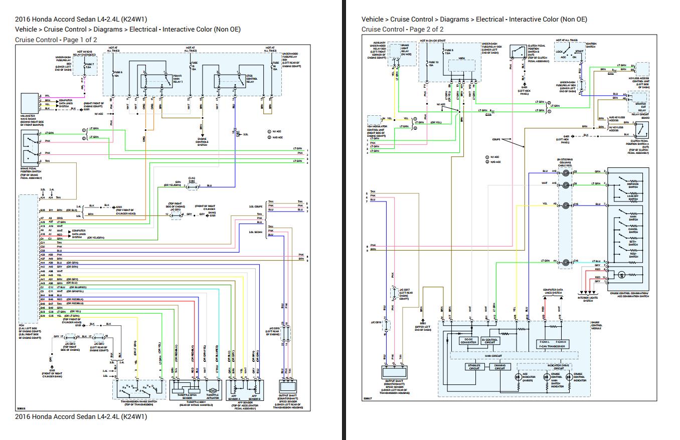 2016 Honda Accord Electrical Wiring Diagram