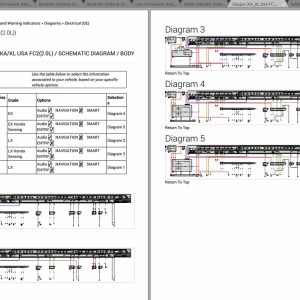 2016 Honda Civic Sedan L4-2.0L Electrical Wiring Diagrams