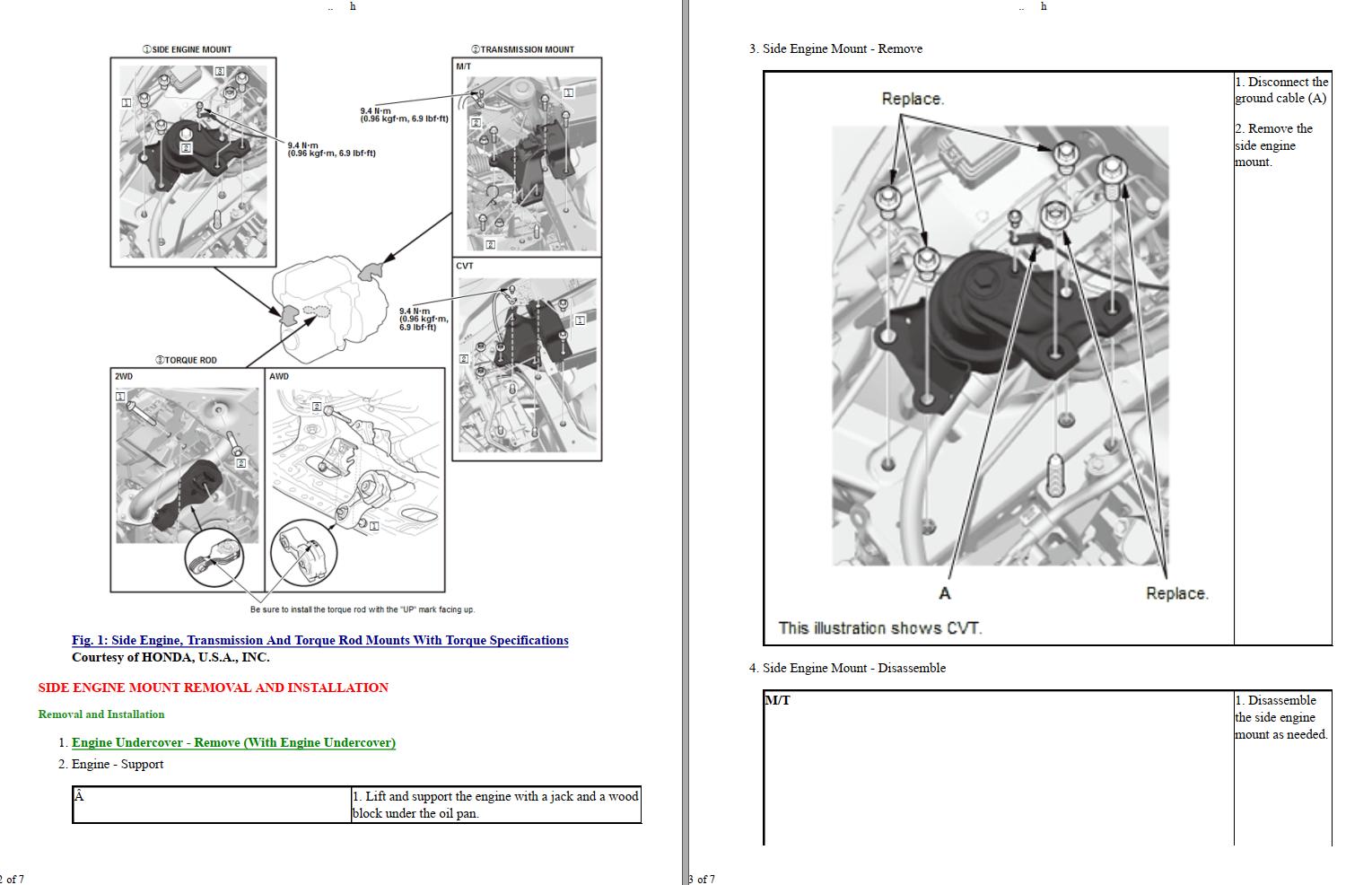 2013-2017 Honda HRV Factory Service Manual