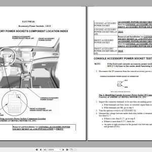 2012-2016 Honda CRV Service Manual