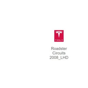 2008 Tesla Roadster LHD Circuit Diagram