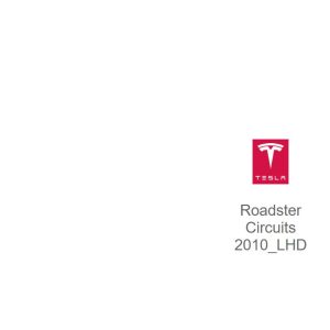 2010 Tesla Roadster LHD Circuit Diagram